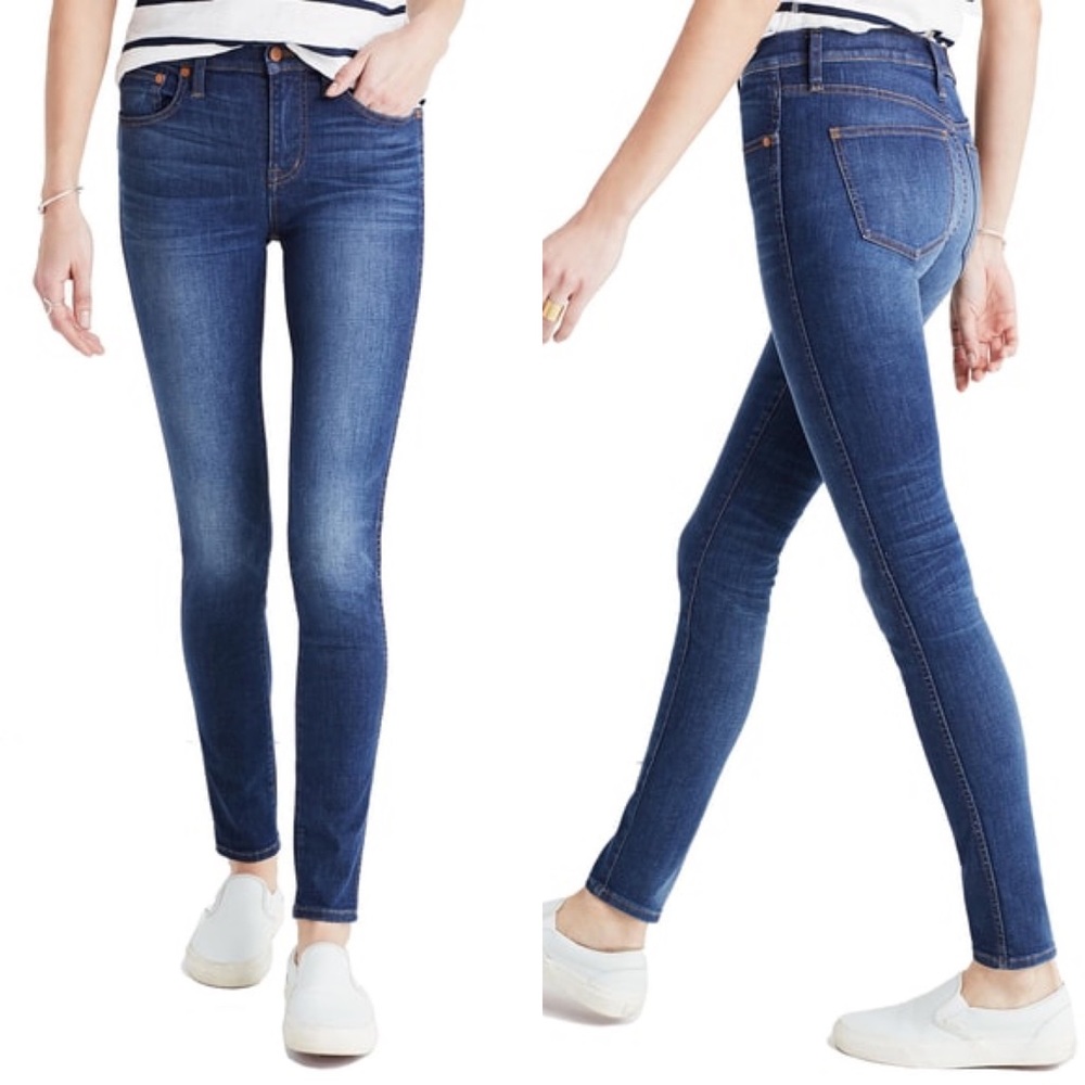 Madewell 9” High Riser Skinny Skinny Polly Wash